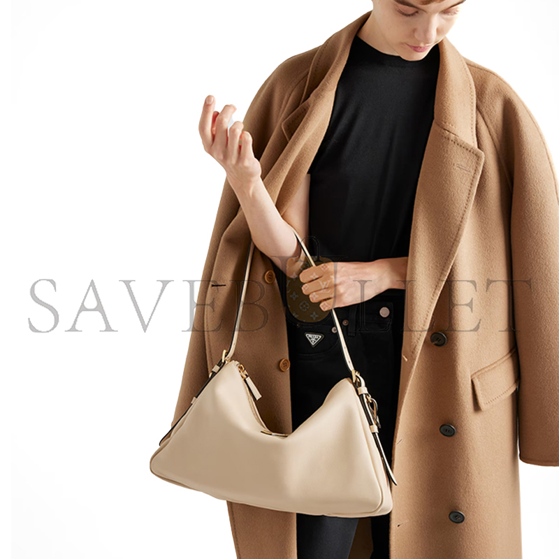 PRADA AIMÉE LARGE LEATHER SHOULDER BAG 1BC228 (39*23*12cm) PRADA AIMÉE LARGE LEATHER SHOULDER BAG 1BC228 (39*23*12cm)